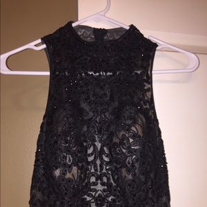 Black prom/homecoming dress long
